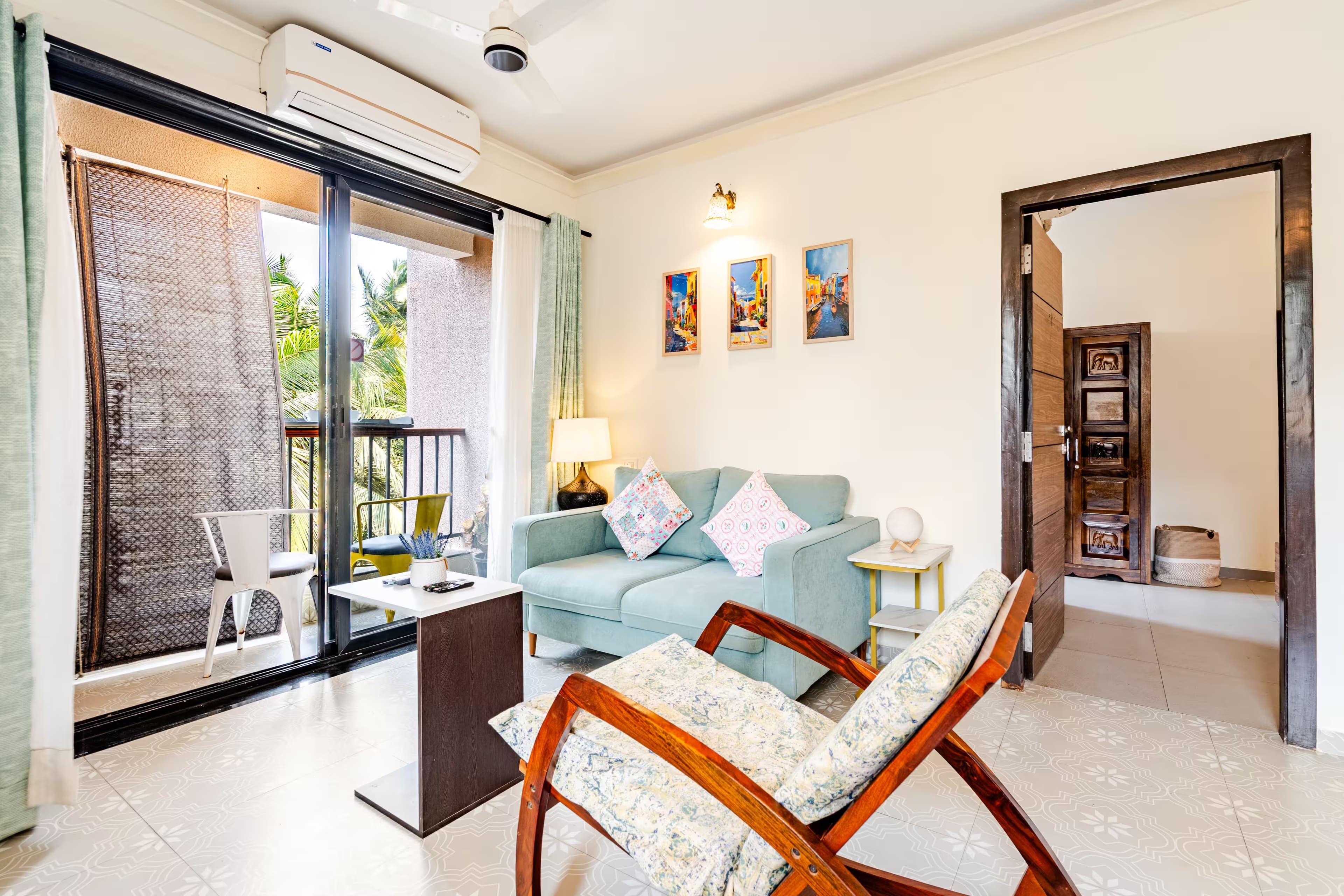 C301 1 BHK apartment in Candolim, North Goa