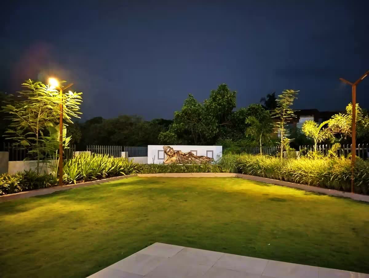 C301 living and dining area in Candolim, North Goa