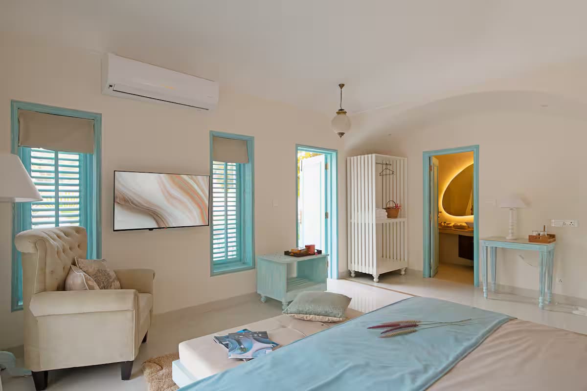 Villa Viva exterior and private pool in Siolim, North Goa